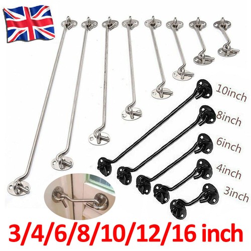 Cabin hook and eye latch - hook, lock