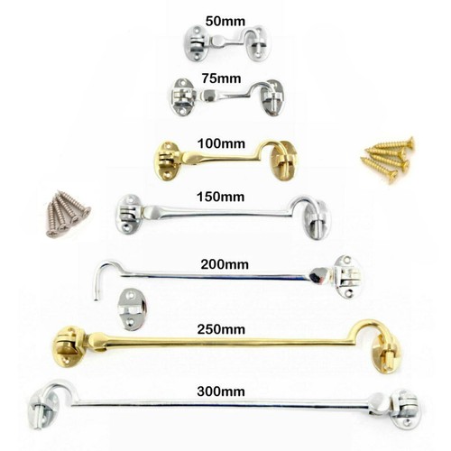 Cabin hook and eye latch - and,
