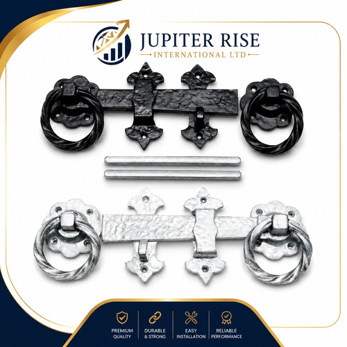 Twisted ring gate latch - ring,