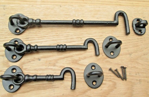 Cabin hook black antique - cabin,