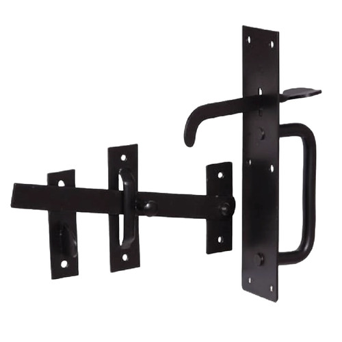 Black suffolk gate latch catch - black,