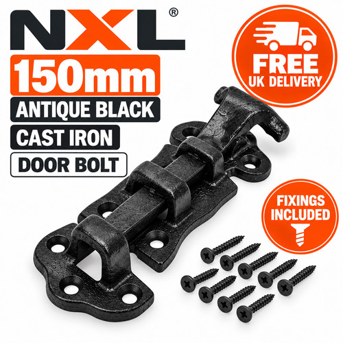 150mm black antique - 6", cast