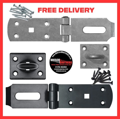 Heavy duty hasp staple gate - hasp, &