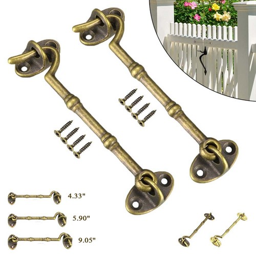 Antique brass cabin - brass, latch