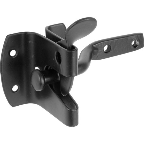 Automatic gate latch black - latch,
